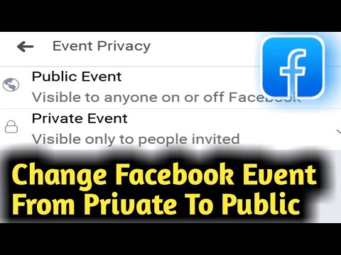How to   Change An Event From Private To Public On Facebook | Simplest Guide on Web