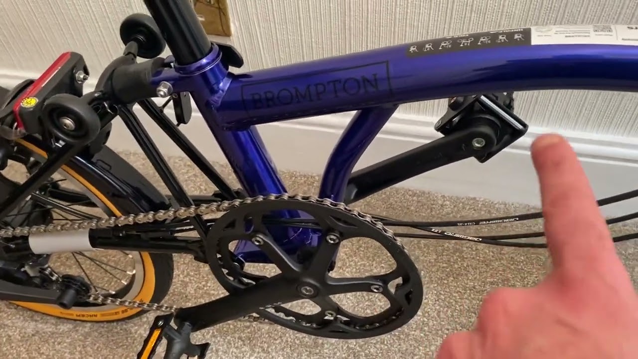 Brompton Blue Nickel Edition (1 of 125 ever made) - YouTube