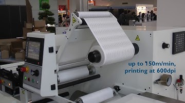 Domino K600i ink jet printer   Setting the standard for high quality variable data printing