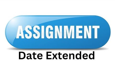 Manuu Assignment Date Extended || Online Assignment || Offline Assignment || Dates