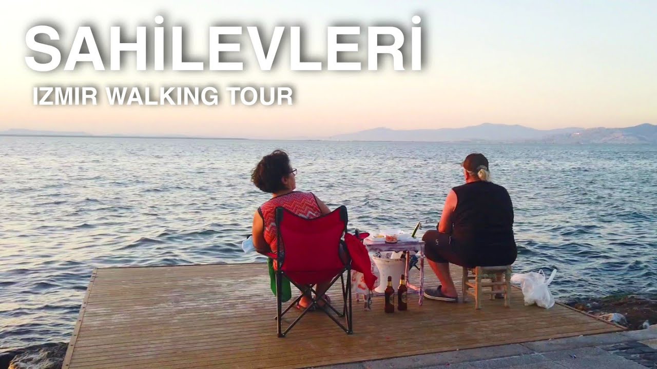 Izmir, तुर्किये | SAHİLEVLERİ | शाम की शहर यात्रा 4K