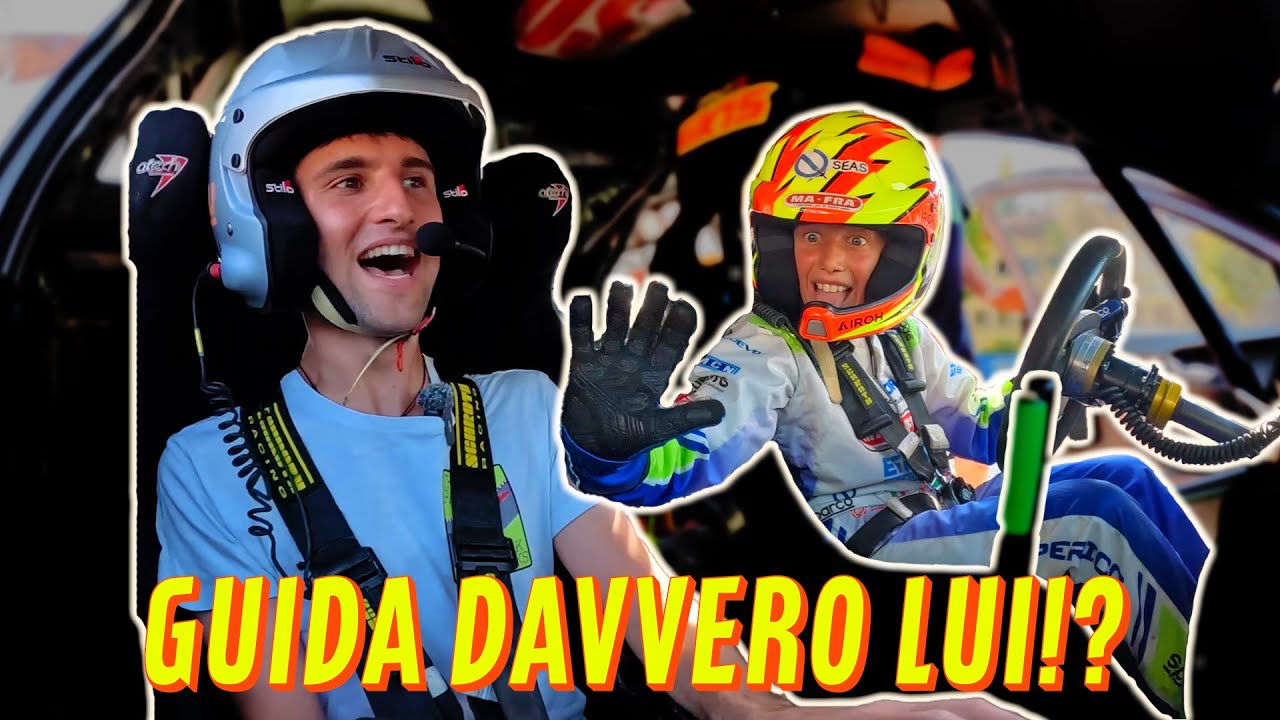 A 10 YEAR OLD BOY TAKES us on a RALLY CAR 🤯 ONBOARD with NICCOLÒ PERICO!