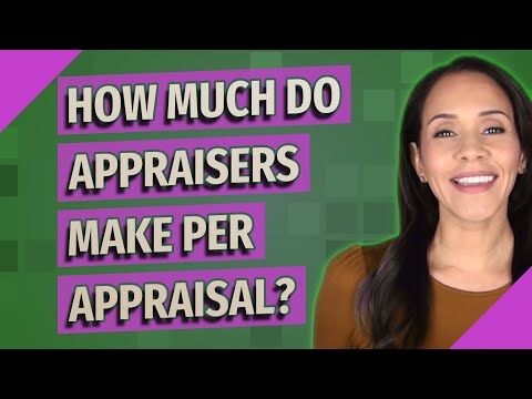 How much do appraisers make per appraisal?