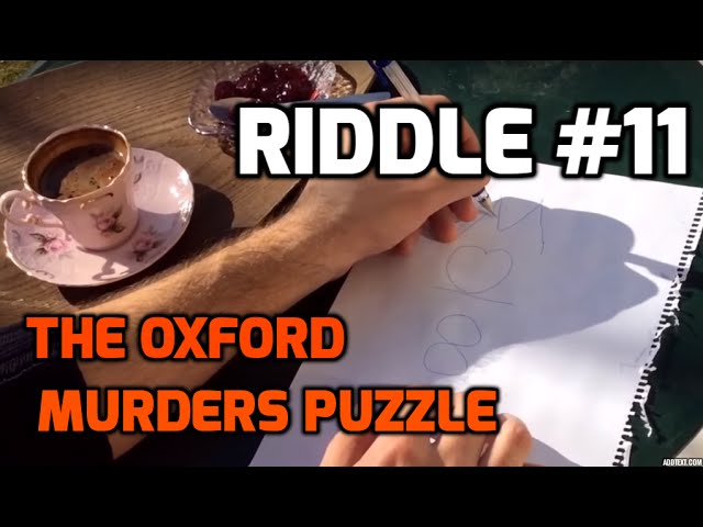 Riddle #11, Can you solve the M, Heart, 8 from Oxford murders