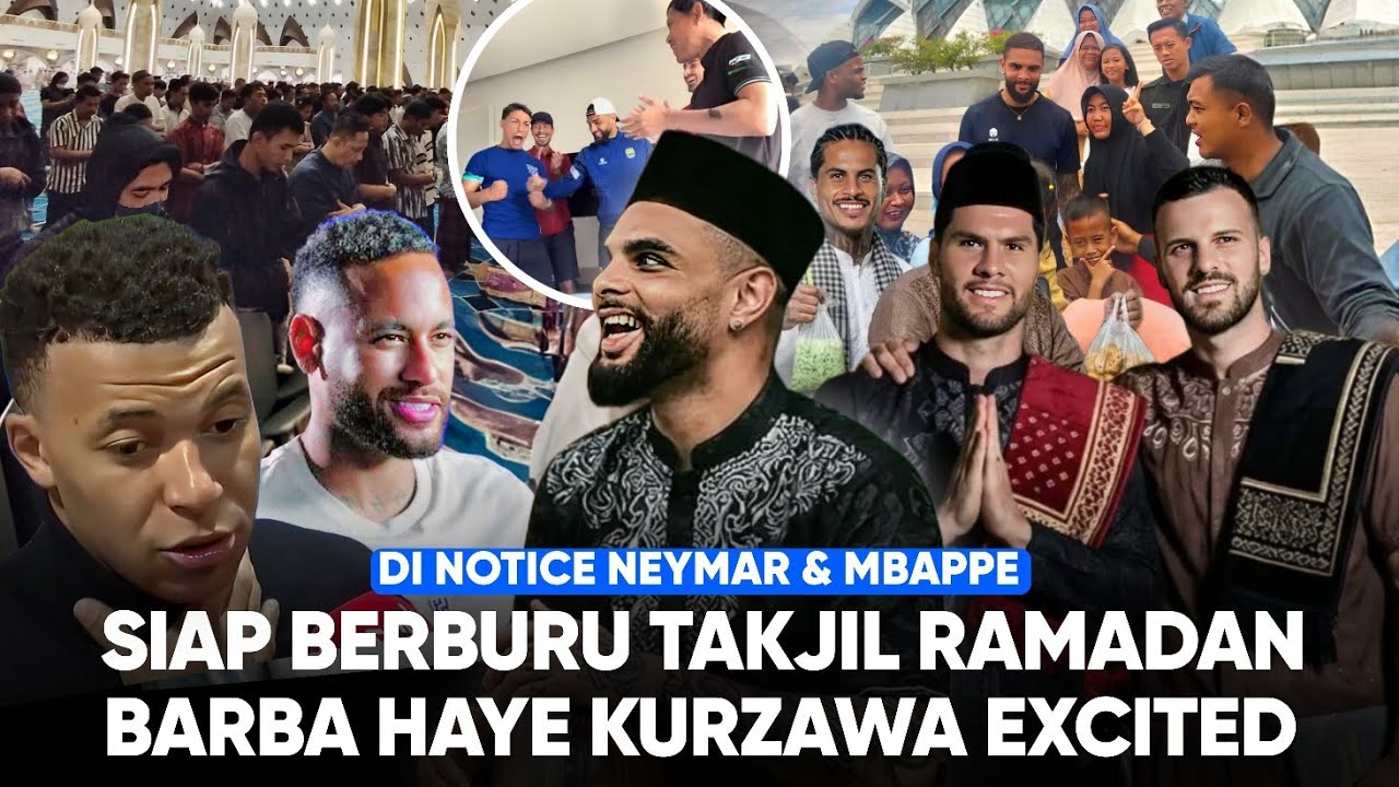 Kepo dg Tarawih & Takjil, Kurzawa Kagum ke Masjid Al Jabbar! Mbappe & Neymar Dipamerin Sama Kurzawa