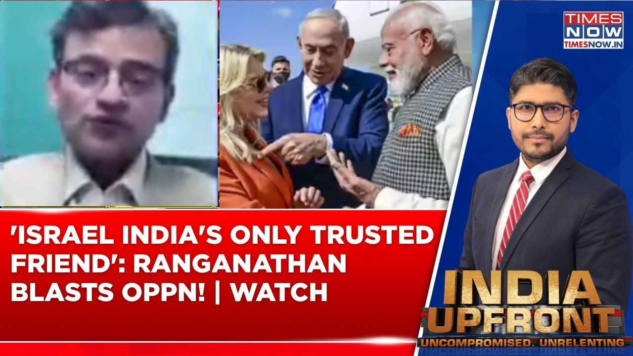 Anand Ranganathan Brutally Slams Congress' 'Politics' Over PM Modi's Israel Visit, Says... | Watch