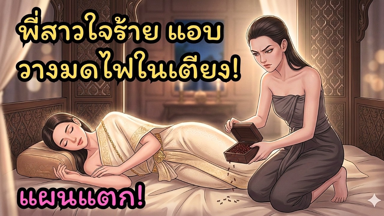 พี่สาวริษยา! แอบวางมดไฟในเตียงน้องคืนเข้าหอ สุดท้ายโดนตะเพิดไร้ที่ซุกหัว