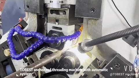 TOBEST automatic thread rolling machine for self drilling rock anchors