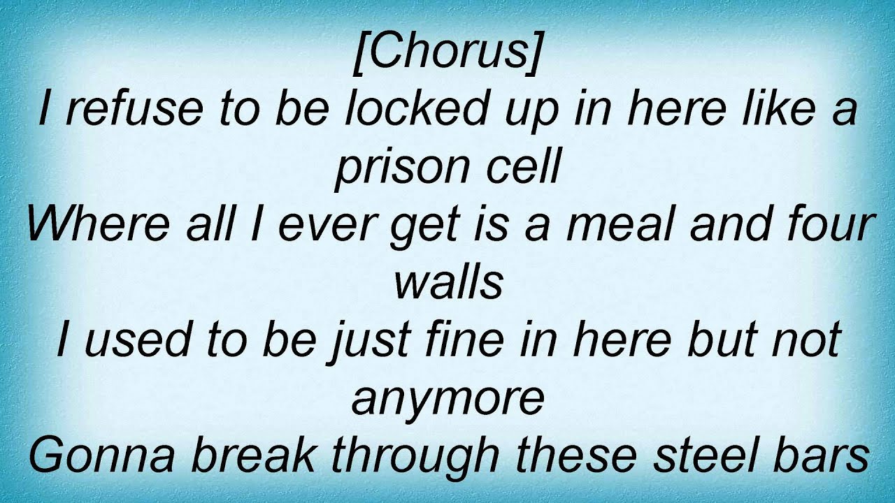 Jill Phillips Steel Bars Lyrics YouTube