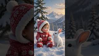 The cutest winter friendship you'll see today! 🏔️✨