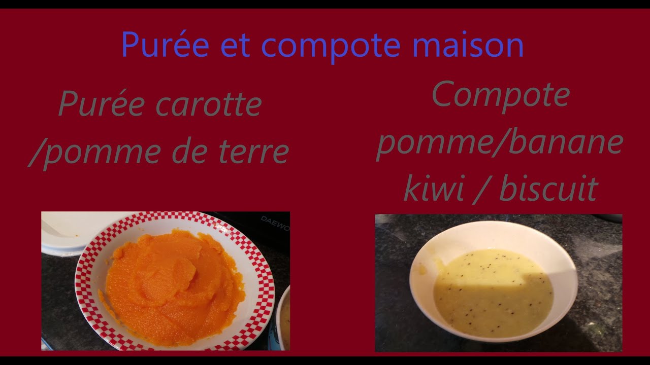 Recette Puree Et Compote Maison Avec Le Nutribaby Youtube