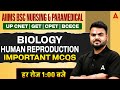 AIIMS BSc Nursing &amp; Paramedical, UP CNET, GET, CPET &amp; BCECE | Biology Human Reproduction Imp. MCQs