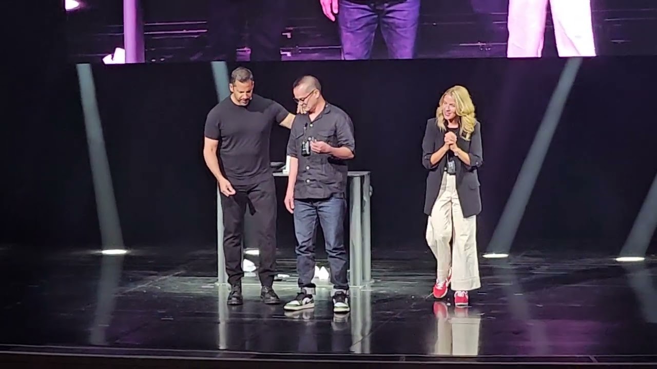 На сцене шоу Дэвида Блейна