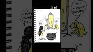 #bad dog #ponytail#inktober#drawing#archi_art_works#youtubeshorts#shorts#reels#trending#viral#status