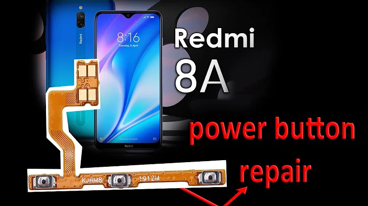 Redmi 8A Power Switch Problem  Repair Guide [ 4K ] | redmi 8a power button replace