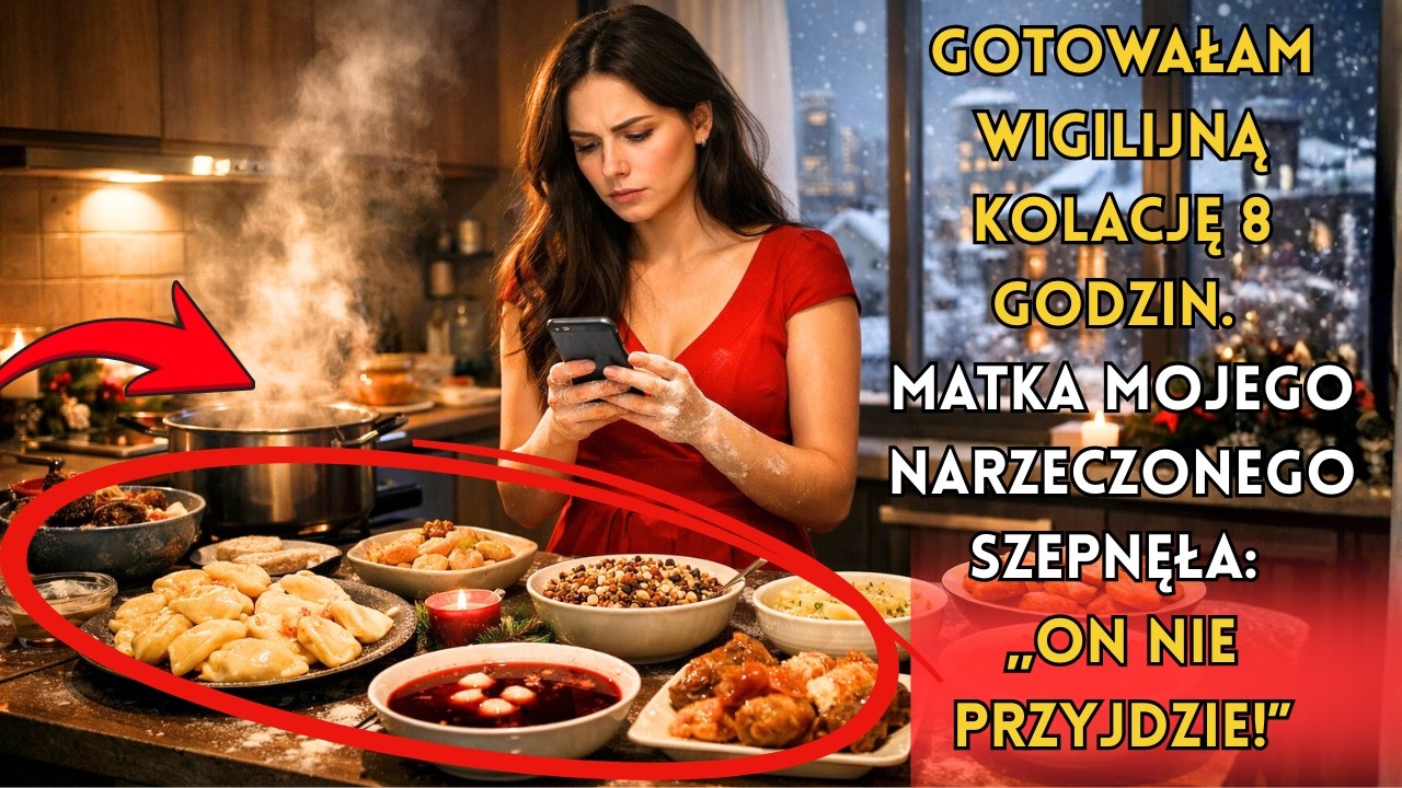 Wigilia miała być idealna. 12 potraw, biały obrus, pierwsza gwiazda. Ale rok temu zamiast narzeczonego przy drzwiach pojawiła się jego matka z zimnym uśmiechem, który zdradzał więcej, niż słowa....