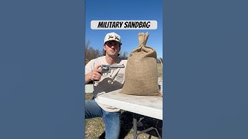 Military Sandbag vs Higher and Higher Caliber Bullets
