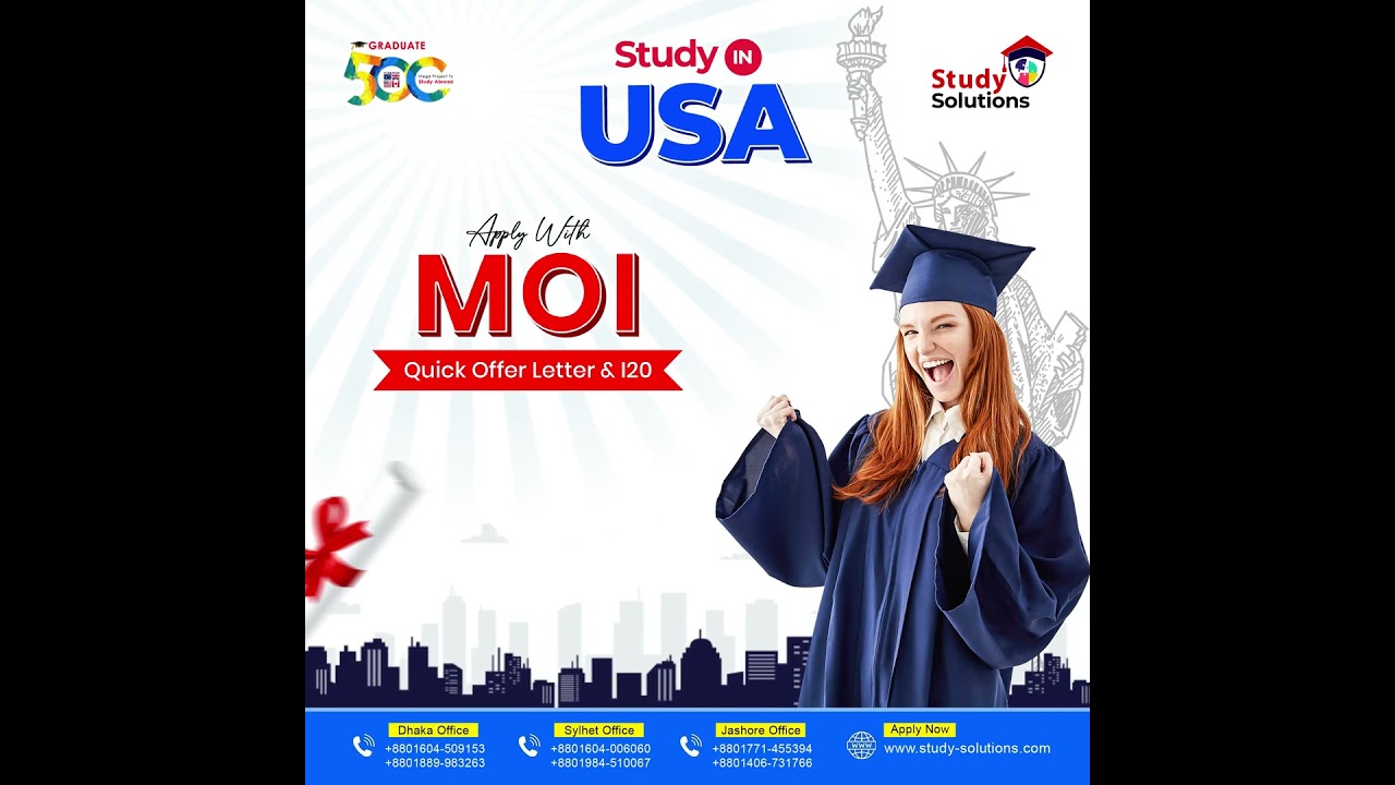 USA Visa Awaits for You !! Apply with MOI, IELTS, Duolingo