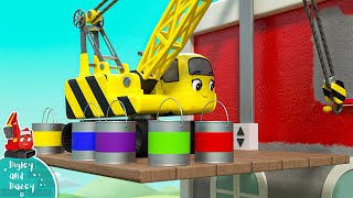 Building Construction Gets Messy - Digley and Dazey | Construction Cartoons for Kids