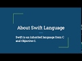 Swift Language Introduction | iOS Tutorial | Beginners Guide with iTech Developers | Episode1
