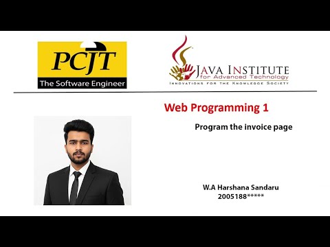 E-Shop Project | Task 34 | Web Programming 01 | Java Institute