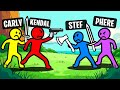 PORTO I MIEI AMICI SU STICK FIGHT - CARLY, KENDAL, STEF E PHERE