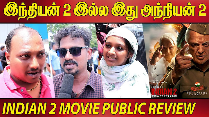 Indian 2 Public Review | Indian 2 Movie Review | Kamal Haasan | Shankar