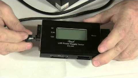 How to Use a Power Supply Tester