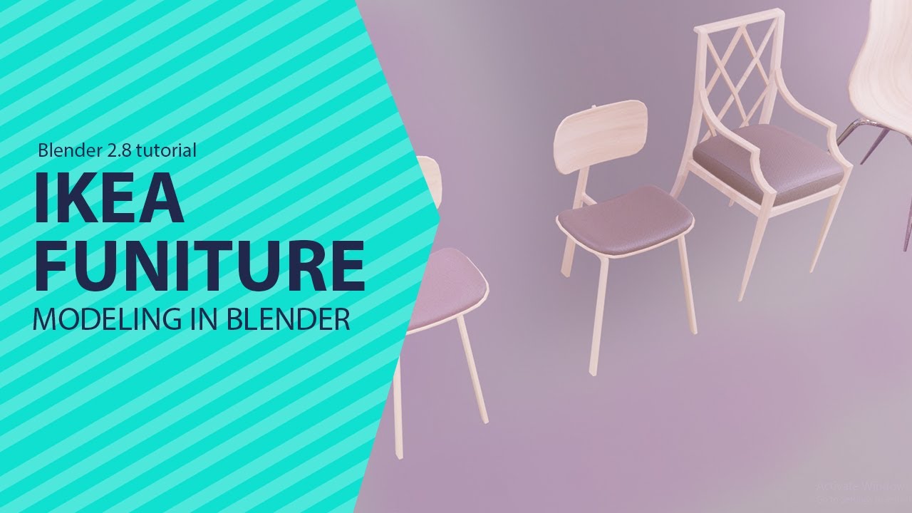 modeling ikea furniture collection in blender 2.8 architecture assets part 2 YouTube
