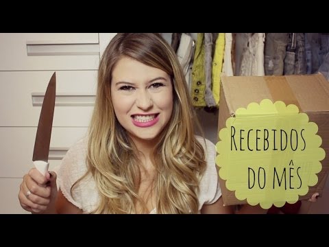 Novidades de beleza - produtos recebidos do mês
