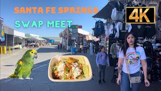 Santa Fe Springs Swap Meet Walking Tour. One hour [4K]