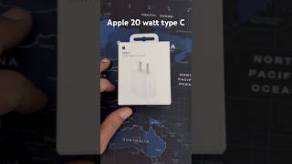 Apple 20w original adapter unboxing #iphoneunboxing #2025 #apple #unboxing #chargeriphone #iPhone