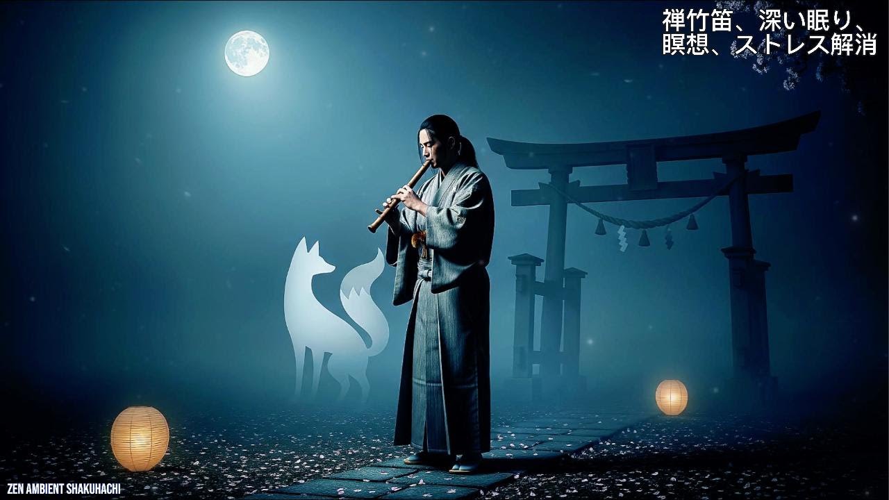 Zen Ambient Shakuhachi 🌙 Relaxing Japanese Flute Music for Calming ...
