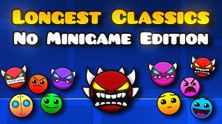 The Longest Rated Classic Levels of Each Difficulty (Part 1)