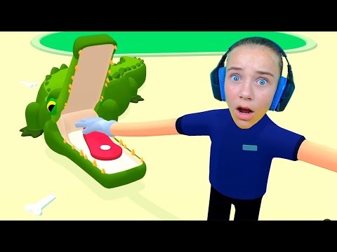 КРОКОДИЛ НАПАЛ НА МЕНЯ! Zoo - Happy Animals