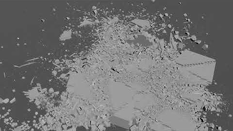 High Resolution Destruction | No Glue Constraint | Affect guide | Houdini Destruction