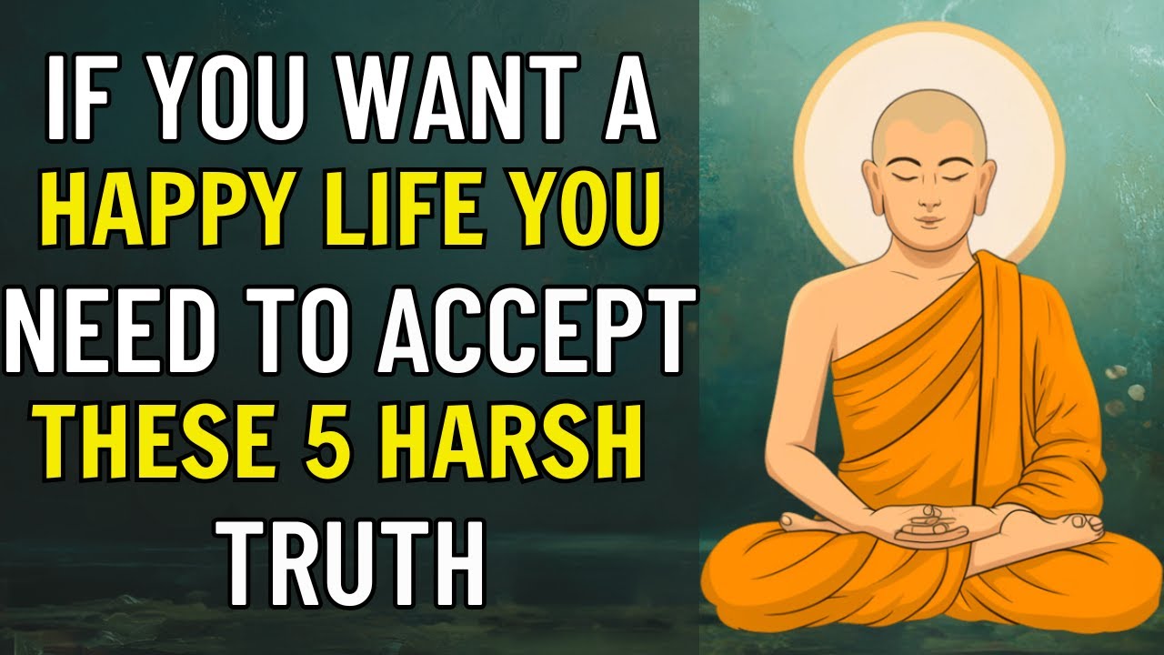 5 Harsh Truths You Need to Accept to Live a Happy Life | Buddhist ...