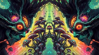Psychedelic AI Animation - Monsters on Mushrooms