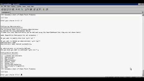 Changing Check Point passwords