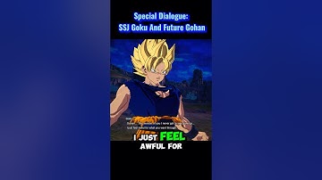 Special Dialogue: SSJ Goku and Future Gohan! 😢 #sparkingzero #crashout #knockout