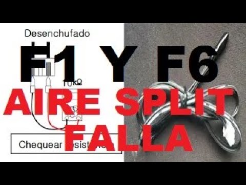 Código de ERROR F1 Y F6 falla EN AIRE ACONDICIONADO SIGNIFICADO CAUSAS ...