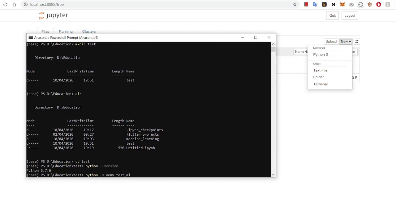 Adding Virtual Environments to Jupyter Notebooks - YouTube