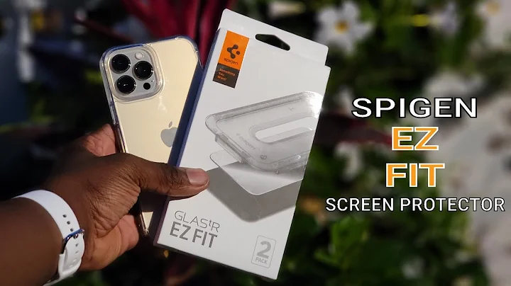 iPhone 13 tempered glass screen protector - Spigen Glas.tR EZ Fit Screen protector