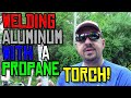 How to repair a hole or crack in an aluminum boat without a welder super easy fix