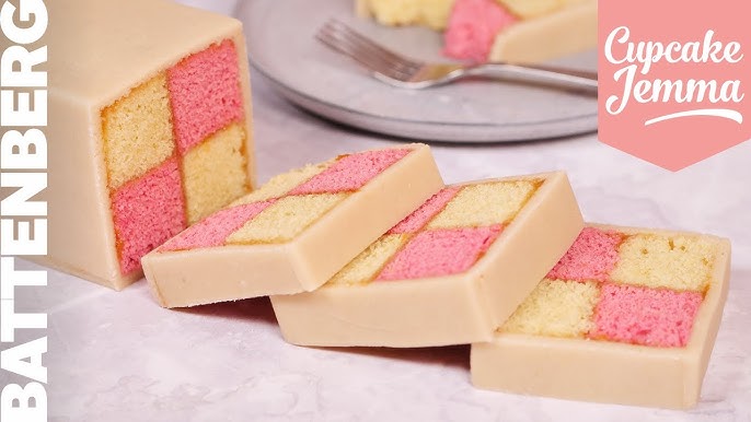 Battenberg cake recipe without a Battenberg tin  First time making a Battenberg  cake :) 