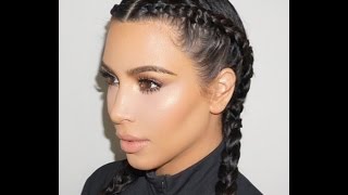A quick and easy hair tutorial for you on how to double dutch braid
your own hair. i hope guys enjoy this kim kardashian tutorial.