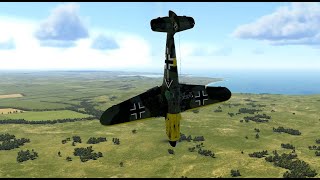ЛаГГ-3 против  Bf109 F-2,  победа.
