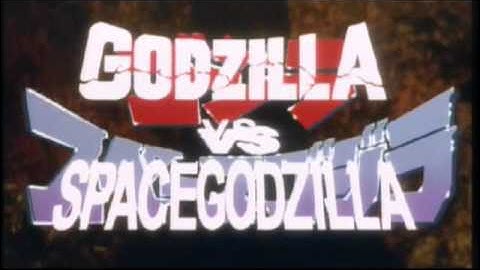 Godzilla vs SpaceGodzilla (1994) - Textless Opening