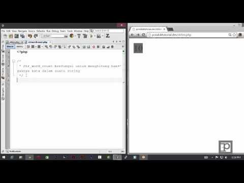 Kursus PHP & MySQL : 9 Str Word Count