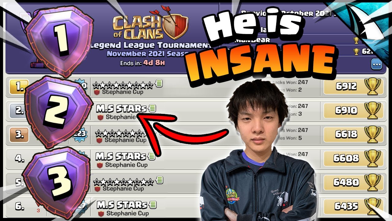 What happens when you watch the TOP PLAYER in the world attack in Legends?